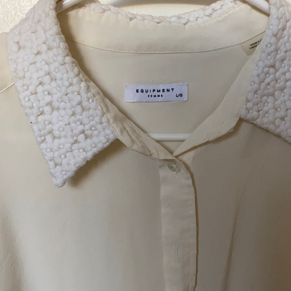 Equipment 100% Silk Button-Up